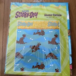 Vintage Cartoon Network Scooby-doo Bathroom Vinyl Shower Curtain New NOS
